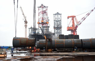 我国自主建造的深水半潜式钻井平台 海洋石油982 施工进展顺利